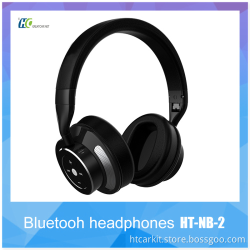 HT-NB2 Bluetooth Earpiece over ear best noise cancelling Wireless Headphones for wholesale